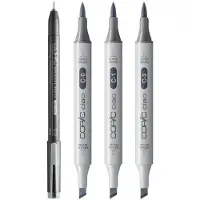 Copic Ciao Shade markerset Light Cool Grey (4 stuks)