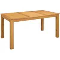 vidaXL Eettafel 150 x 85 x 75 cm Massief Eikenhout Naturel Rechthoekig