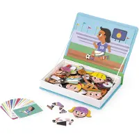 Janod - Magnetibook - Sporten - Magneetboek Speelset