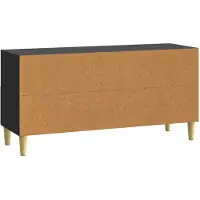 vidaXL TV Kast 102 x 34,5 x 50 cm Zwart Bewerkt hout