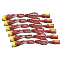 APC - Stroomkabelset - power IEC 60320 C13 naar IEC 60320 C14 - 10 A - 1,8 m - Rood - voor artikelnummers: SCL500RMI1UC, SCL500RMI1UNC, SMT3000I-AR, SMT3000R2I-AR, SMTL750RMI2UC, SRT1500RMXLI