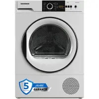 Usorteret Warmtepompdroger - Warmtepompdroger - 9 KG - 15 Programma’s - LED Display - Trommelverlichting - Wit