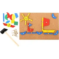 Bigjigs Hamertje tik - Pin-a-shape