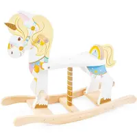 Le Toy Van Speelgoed Van LTV - Schommelende Eenhoorncarrousel.