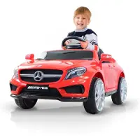 Mobiclinic Kids, elektrische auto voor kinderen, Mercedes Benz AMG GLA45, 12V, met turbo, motor 30W, MP3+USB+SD+AUX, Europees merk, met afstandsbediening