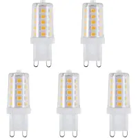SPL G9 LED Lamp 3W Dimbaar - Warm Wit - 260lm - LED Buislamp T17 - 5 Stuks - 2700K - 230 Volt
