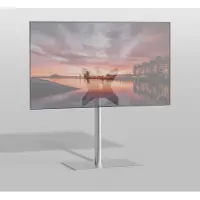 Cavus Vloerstandaard SQUARE rvs 80 cm VESA 300x300
