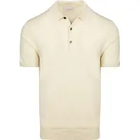 Profuomo Knitted Pooshirt Ecru | Off-White | Maat L