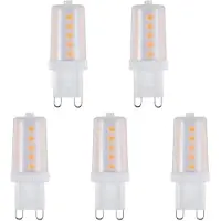 SPL G9 LED Lamp 3W - Warm Wit - 320lm - LED Buislamp T17 - Mat - 5 Stuks - 2700K - 230 Volt