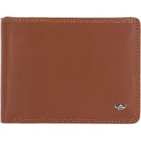 Golden Head Leren portemonnee Polo RFID Protect Scheintasche mit Geheimfach 1159 Cognac bruine