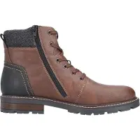Rieker Veterboots 'Gabandi' karamel / donkergrijs