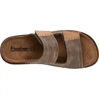 Fischer 566662 Slippers | Maat 43 Heren Taupe