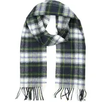 Suitable Sjaal Ruit Merino Wol Navy Multicolour - | Blauw | Maat one size