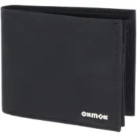 OXMOX portemonnee New Cryptan RFID Protect Querscheinbörse Pure 2.0 Metal Square Black zwart