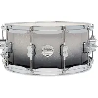 PDP Drums Concept Maple Silver to Black Fade Lacquer 14 x 6.5 inch snaredrum