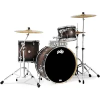 PDP Drums PDCM24RKSCB Concept Maple Charcoal Burst Lacquer 3d. rock shellset