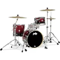 PDP Drums PDCM18BPRB Concept Maple Red/Black Fade Lacquer 3d. bebop shellset