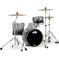 PDP Drums PDCM18BPSB Concept Maple Silver/Black Fade Lacquer 3d. bebop shellset