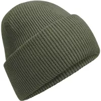 Beechfield Unisex Classic Engineered Crown Beanie voor volwassenen (Olijfgroen)