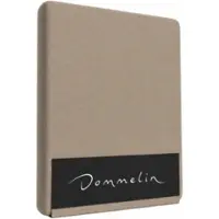 Dommelin Hoeslaken Boomschors (Organic Satijn)-80 x 210 cm
