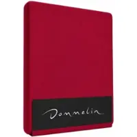 Dommelin Topper Hoeslaken 5-9 cm Bordeaux (Katoen 180TC)-140 x 220 cm
