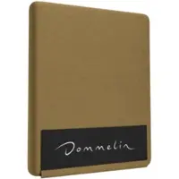 Dommelin Topper Hoeslaken 10-14 cm Brons (Satijn 300TC)-80 x 210 cm