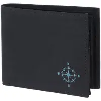 OXMOX Portemonnee 'New Cryptan' blauw / donkerbruin