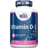 Haya labs Vitamin D-3 400IU - 250 softgels
