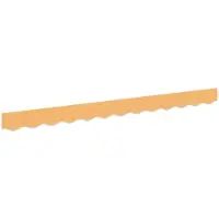 vidaXL vervangende markies volant Zand 381 x 20 cm Polyester