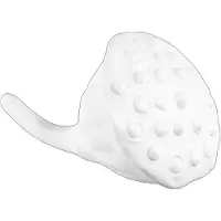 ASA Deco Lotusvrucht, decoratieve vrucht, fijnsteen, wit, Ø 8 cm, 66763091