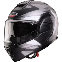 Caberg Trip Lunar Systeemhelm Mat/Zwart/Grijs/Wit M