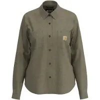 Carhartt Hamilton Relaxed LS Dames flanellen overhemd Maat