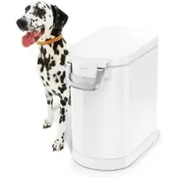 Simplehuman Opbergbox Dierenvoer Wit 25L