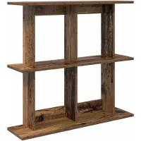 vidaXL Wandplank Muurmontage Oud hout 80 x 20 x 75 cm Bewerkt hout