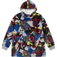 Spider-man Plaid Poncho Marvel Spider Man 7-14 Jaar