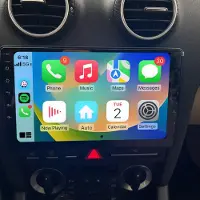 Junsun Android 15 Autoradio Geschikt Voor Audi A3 S3 RS3 (2003-2013)8P - 1 GB+32 GB - Draadloze CarPlay - GPS-Navigatie - Bluetooth - 9-inch Touchscreen - Stuurwielbediening - RDS- USB