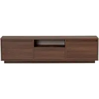 CALICOSY - Tv-meubel met 3 kleppen, 1 nis L160 cm - LUME