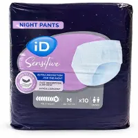 Ontex iD iD Sensitive Pants Maxi Night Medium - 8 pakken van 10 stuks