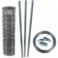 Aquagart 150 meter wildschutting, bosafsluiting, weidschutting, gevlochten hekwerk, afmetingen 200/22/15+ palen + span draad