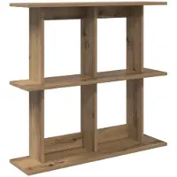 vidaXL Wandplank Muurmontage Artisanaal eiken 80 x 20 x 75 cm