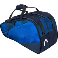 Aura Padel Tas - Padel Rugzak - Padeltas - Verstelbare handgrepen - Maat L - Blauw - 62cm x 35cm x 9 cm; 500 g