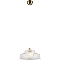 TRIO Klassieke hanglamp Abella transparant glas