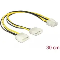 DeLOCK Voedingskabel Pin Molex stekker > 8 Pin EPS stekker