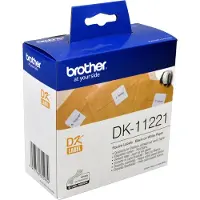 Brother Etiket DK-11221 Zwart op wit (23 mm x 23 mm)