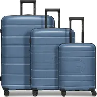 Redolz Essentials 11 4 wielen Kofferset 3-delig met uitbreidingsplooi blauw