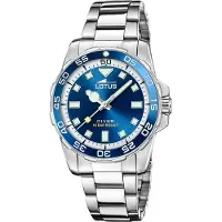 Lotus Kwartshorloge Polshorloge, dameshorloge, roestvrijstalen armband, tot 10 bar waterdicht