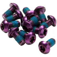 Reverse Components Schijfrotor Bouten Set 12 stuks, violet 2024 Schijfrem accessoires