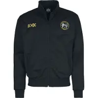 AC/DC Trainingsjas - Soccer Trackjacket - S tot 5XL - voor Mannen - zwart - Maat S