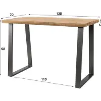 Meubelplaats Eetkamerstoel Rhodos Ribstof - Rock zandkleur - eetkamerstoelen set van 4