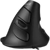 Delux M618XU Ergonomische Verticale Muis – USB Bedraad – Stille Klik – 6 Knoppen – 3200 DPI